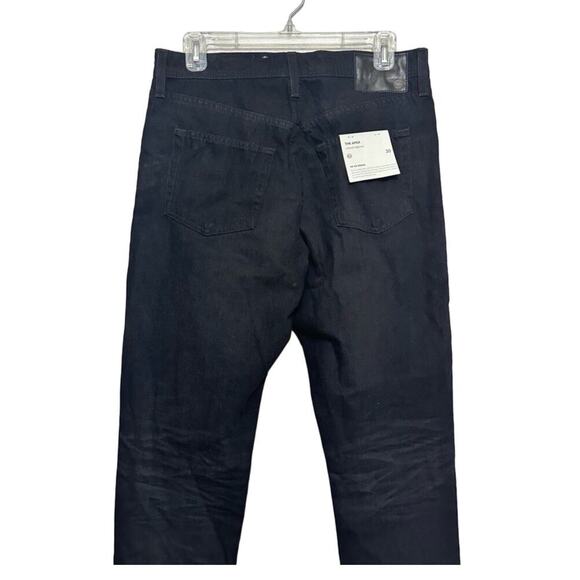 AG Adriano Goldschmied Tapered Jeans Relaxed Fit Belt Loop Zip Fly Black 30 NWT - Picture 5 of 10